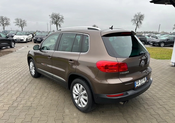 Volkswagen Tiguan cena 52900 przebieg: 184000, rok produkcji 2013 z Zawiercie małe 596